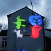 Halloween LED garden projector light