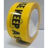 Please Keep a Safe Social Distance Warning Tape 50mm x 33m