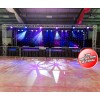 6 x 3m LED Starcloth System, Black Cloth, CW